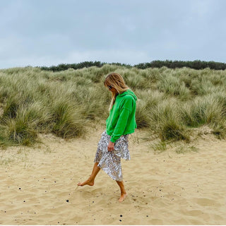 ULTIMATE NEON GREEN  super slouchy hoody