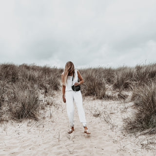 Short sleeved WHITE jumpsuit