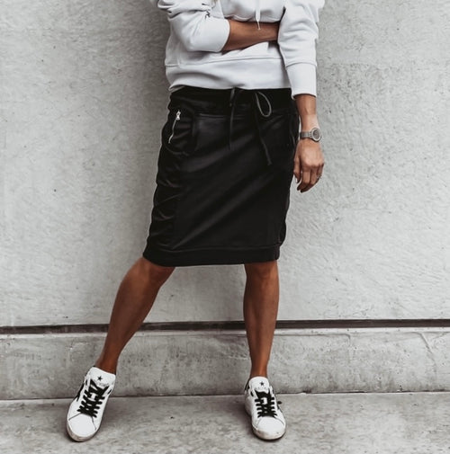 Black ULTIMATE jogger skirt