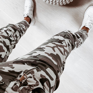 Khaki camo combat jeans *now half price*