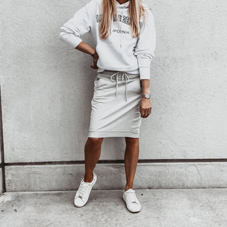 Light grey ULTIMATE jogger skirt