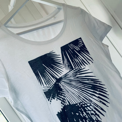White palm tee 2 (uk 10-12)