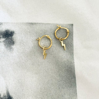 Mini hoop lightning earrings *NEW*