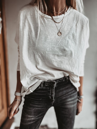 THE PERFECT WHITE LONG SLEEVED TEE *new*