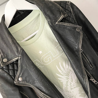 Light mint Eagle tee *boyfriend fit*
