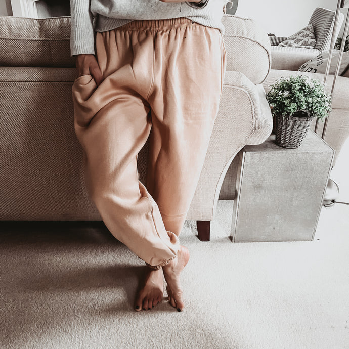 Camel super slouchy joggers