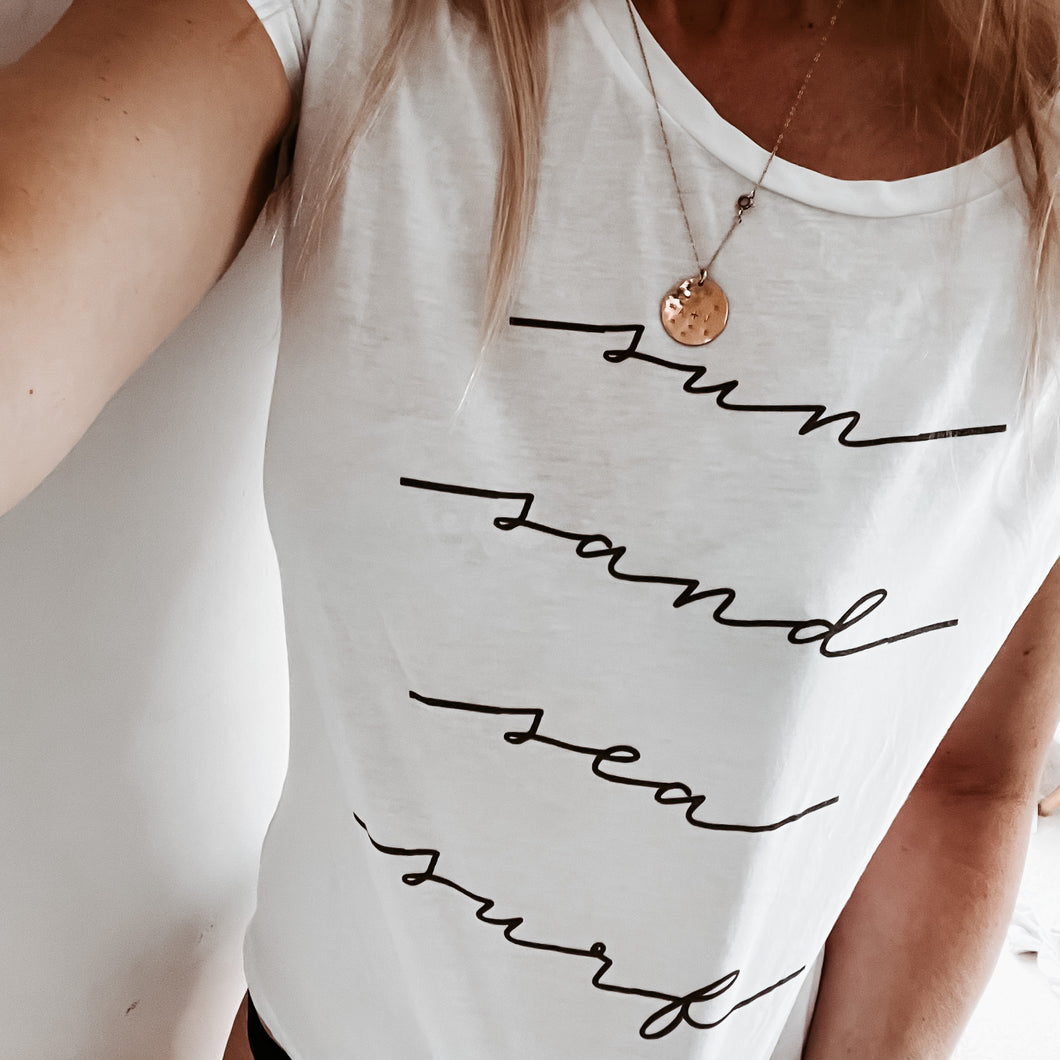 Sun sea sand surf tee (uk 12-14)