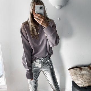 SAMPLE super slouchy lilac sweatshirt