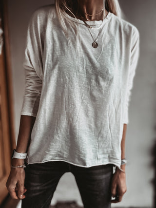 THE PERFECT WHITE LONG SLEEVED TEE *new*