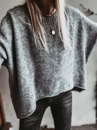 Milano grey  SCOOP NECK jumper *NEW*