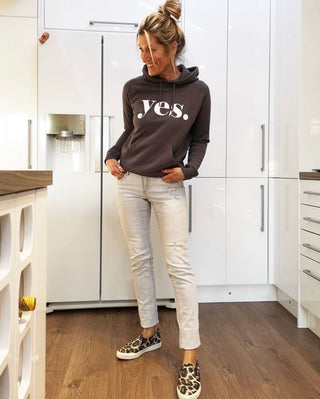 YES charcoal grey hoody