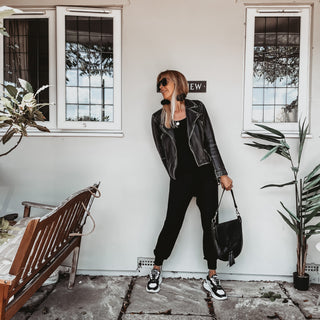 Short sleeved BLACK jumpsuit