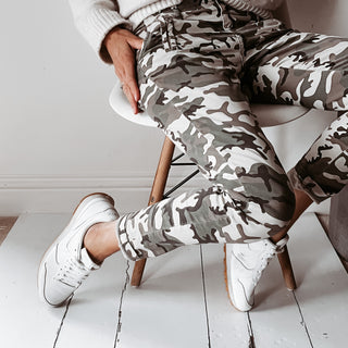 Khaki camo combat jeans *now half price*