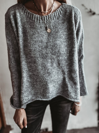 Milano grey  SCOOP NECK jumper *NEW*