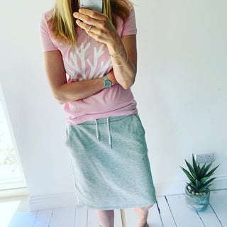 Pink coral  tee (m uk 12)