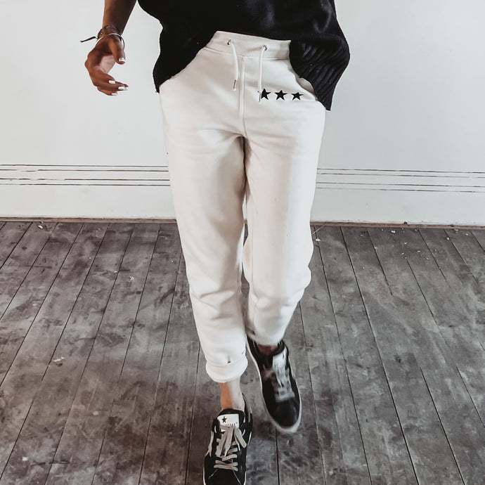 Joggers with best sale stars