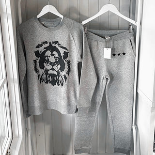 Heather grey IBIZA joggers *relaxed fit* *new*
