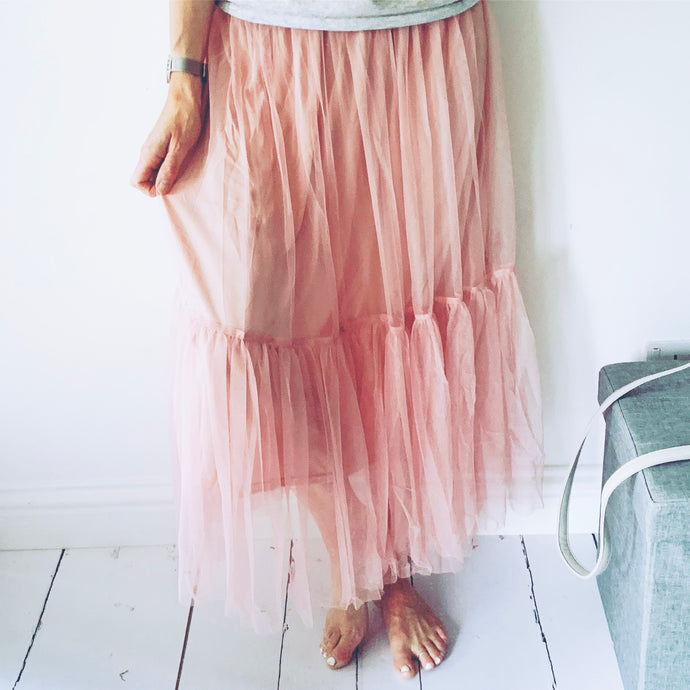 Pink tulle skirt *sample*