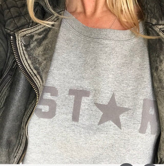 Grey STAR word sweat