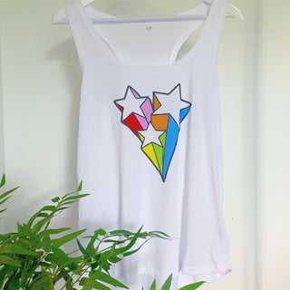 Rainbow shooting star vest