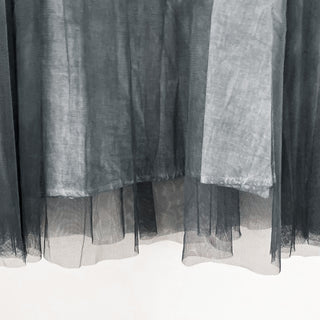 Paris TULLE skirt - charcoal grey