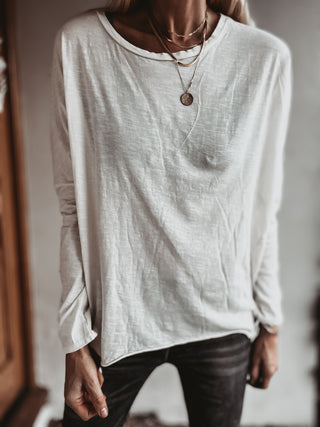 THE PERFECT WHITE LONG SLEEVED TEE *new*