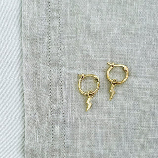 Mini hoop lightning earrings *NEW*