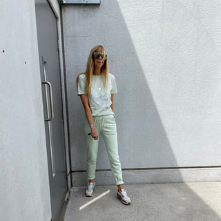 Light mint Eagle tee *boyfriend fit*