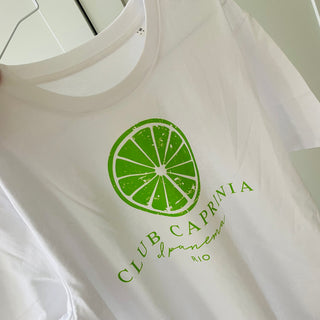 Caprinia white green tee