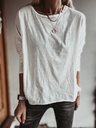 THE PERFECT WHITE LONG SLEEVED TEE *new*