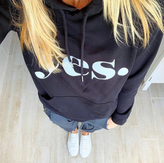 YES black hoody
