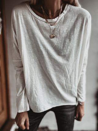 THE PERFECT WHITE LONG SLEEVED TEE *new*