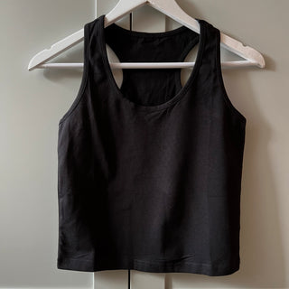 Black Crop tank top *NEW*