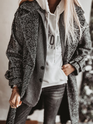 Cream AMOUR silver wings hoody *SALE*