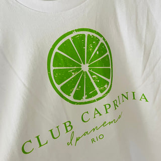 Caprinia white green tee