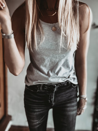 The perfect GREY vest top! (Fab for layering over too!)