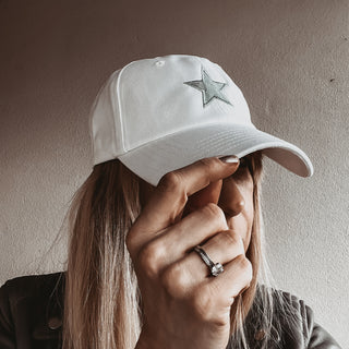 White STAR baseball cap *NEW*