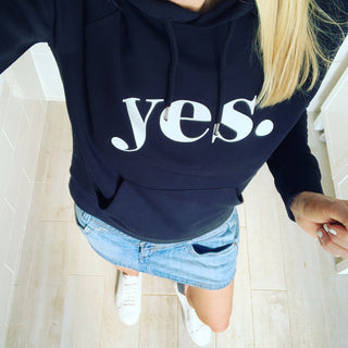 YES black hoody