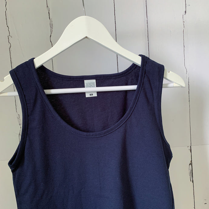 The perfect navy vest top! (Fab for layering over too!)