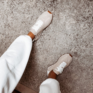 White super slouchy joggers  *new*