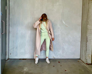 Light mint three stars sweatshirt *SALE* NOW 75% OFF!!!!!