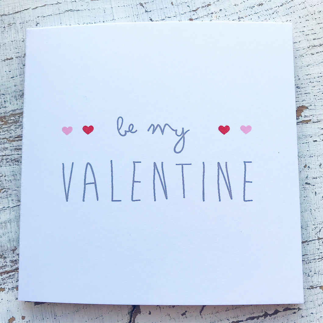 Be my valentine little hearts