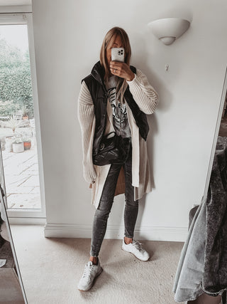 Grey tiger sweatshirt *super slouchy fit* *now half price*