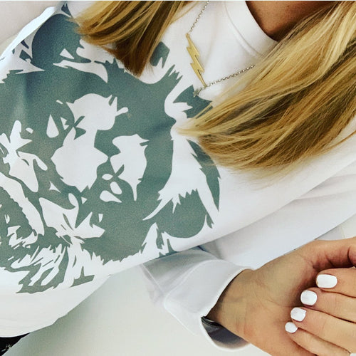 Preloved Lion white sweatshirt