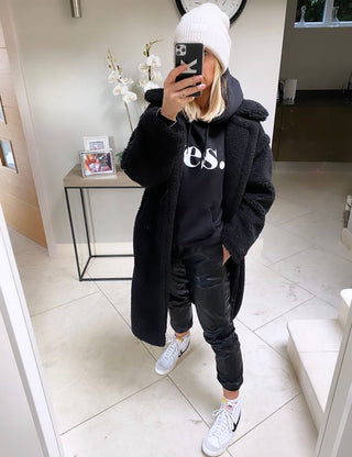 YES black hoody