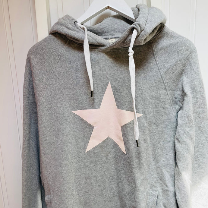 Grey star hoody (M, size 12)