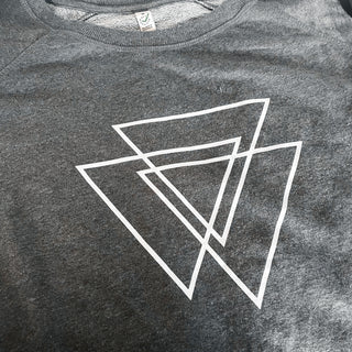 PRE-LOVED triangles  sweatshirt
