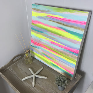 *NEW* Neon sunset acrylic box frame (50 x 50cm)