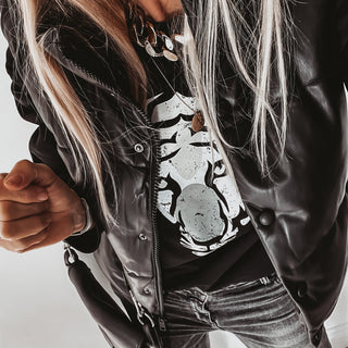 Black tiger sweatshirt *super slouchy fit* *NOW HALF PRICE!!*
