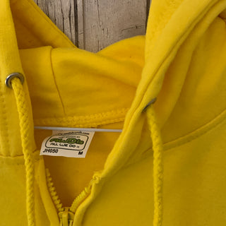 Yellow zip hoody (size 12)